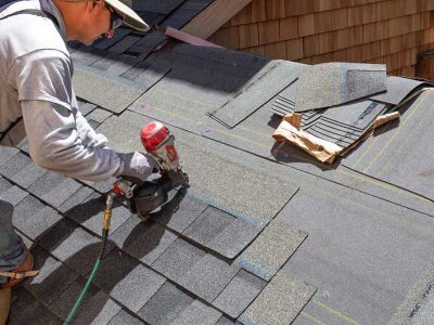 Istck Working On A Roof In Krum